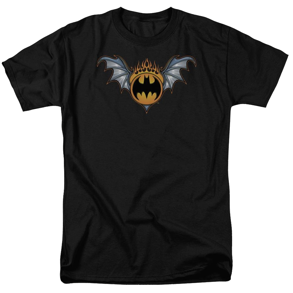 Batman Bat Wings Logo - Men's Regular Fit T-Shirt Men's Regular Fit T-Shirt Batman   