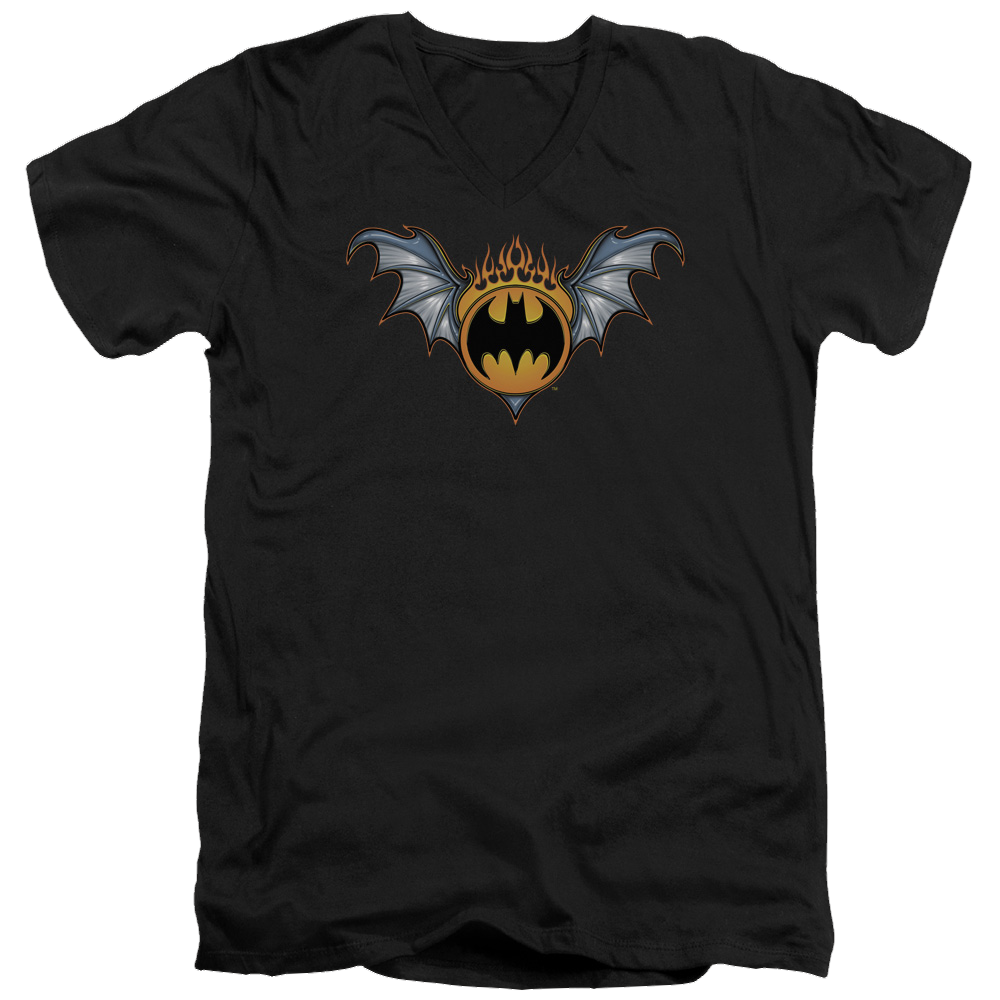 Batman Bat Wings Logo - Men's V-Neck T-Shirt Men's V-Neck T-Shirt Batman   