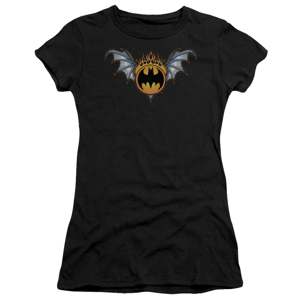 Batman Bat Wings Logo - Juniors T-Shirt Juniors T-Shirt Batman   