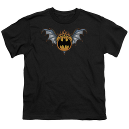 DC Batman Bat Wings Logo - Youth T-Shirt Youth T-Shirt (Ages 8-12) Batman   