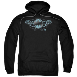 Batman Two Gargoyles Logo - Pullover Hoodie Pullover Hoodie Batman   
