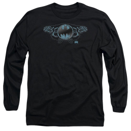 Batman Two Gargoyles Logo - Men's Long Sleeve T-Shirt Men's Long Sleeve T-Shirt Batman   