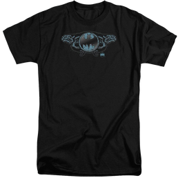 Batman Two Gargoyles Logo - Men's Tall Fit T-Shirt Men's Tall Fit T-Shirt Batman   