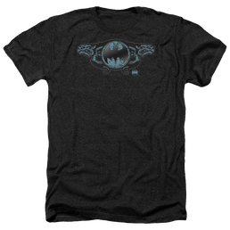 Batman Two Gargoyles Logo - Men's Heather T-Shirt Men's Heather T-Shirt Batman   