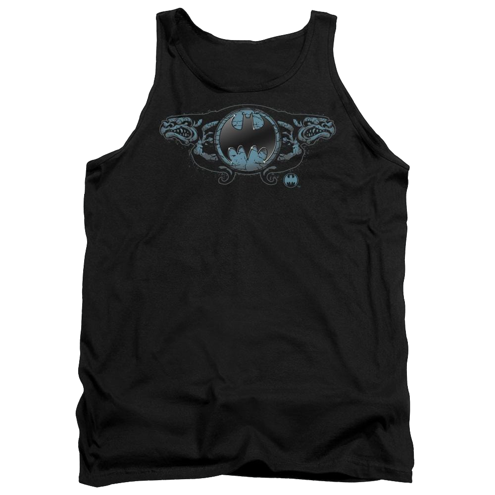 Batman Two Gargoyles Logo Men's Tank Men's Tank Batman   