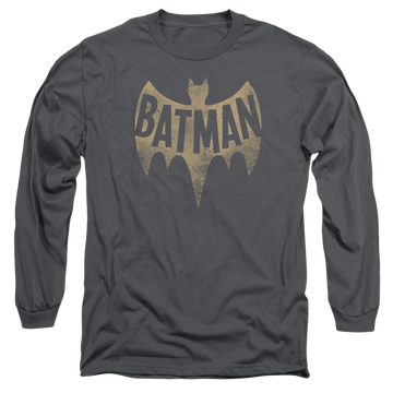 Batman - Classic TV Series Vintage Logo - Men's Long Sleeve T-Shirt Men's Long Sleeve T-Shirt Batman   