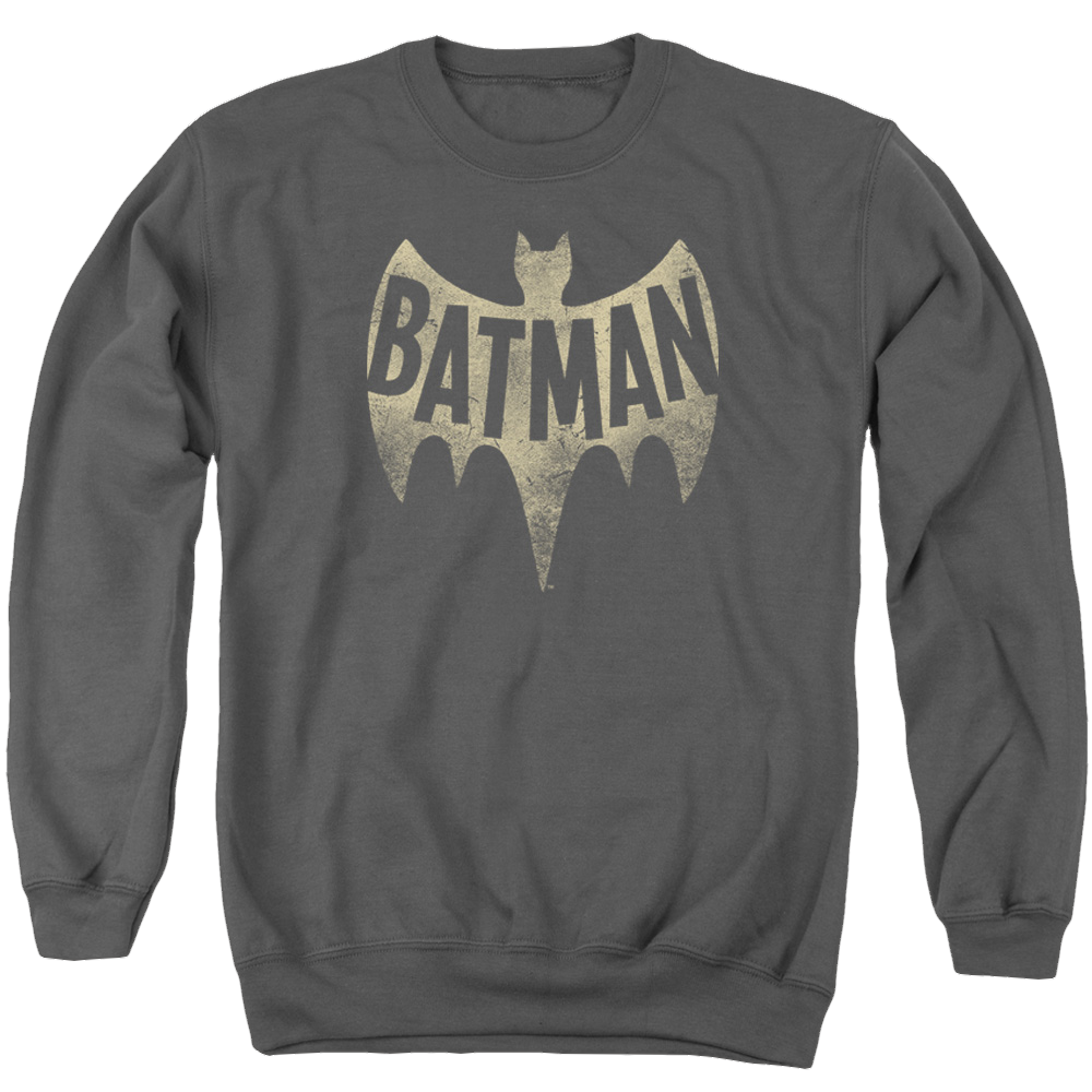 Batman - Classic TV Series Vintage Logo - Men's Crewneck Sweatshirt Men's Crewneck Sweatshirt Batman   