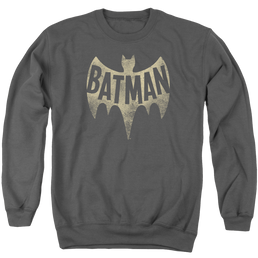 Batman - Classic TV Series Vintage Logo - Men's Crewneck Sweatshirt Men's Crewneck Sweatshirt Batman   