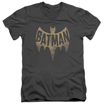 Batman - Classic TV Series Vintage Logo - Men's V-Neck T-Shirt Men's V-Neck T-Shirt Batman   