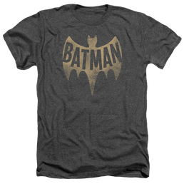 Batman - Classic TV Series Vintage Logo - Men's Heather T-Shirt Men's Heather T-Shirt Batman   
