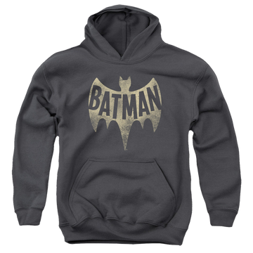 Batman Classic TV Series Vintage Logo - Youth Hoodie Youth Hoodie (Ages 8-12) Batman   