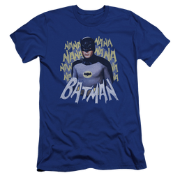 Batman - Classic TV Series Theme Song - Men's Premium Slim Fit T-Shirt Men's Premium Slim Fit T-Shirt Batman   