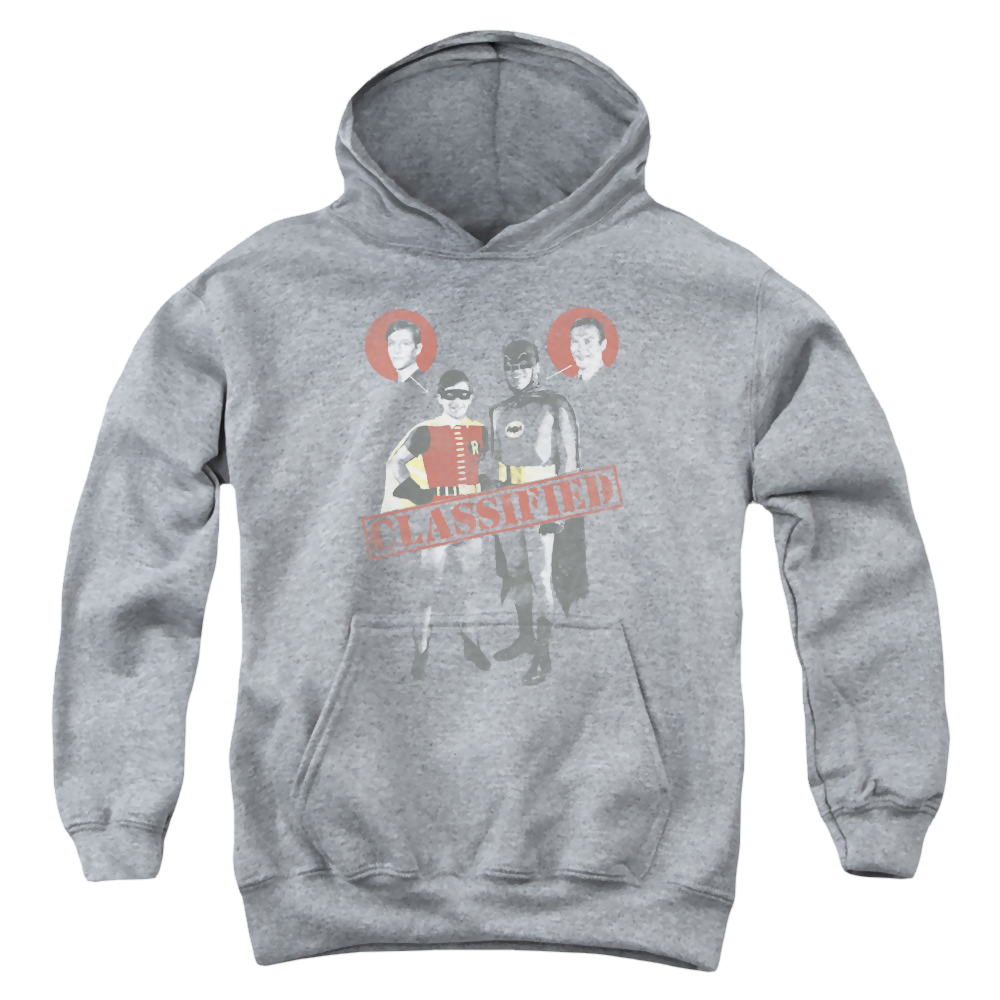 Batman Classic TV Series Classified - Youth Hoodie Youth Hoodie (Ages 8-12) Batman   