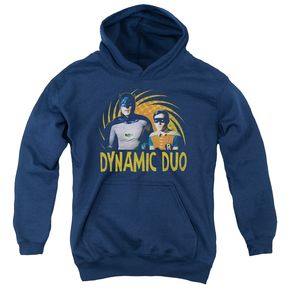Batman Classic TV Series Dynamic - Youth Hoodie Youth Hoodie (Ages 8-12) Batman   