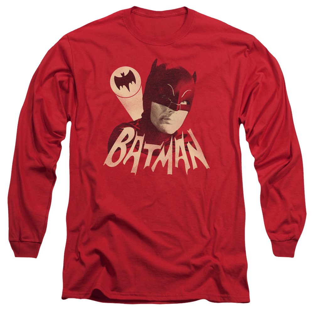 Batman - Classic TV Series Bat Signal - Men's Long Sleeve T-Shirt Men's Long Sleeve T-Shirt Batman   