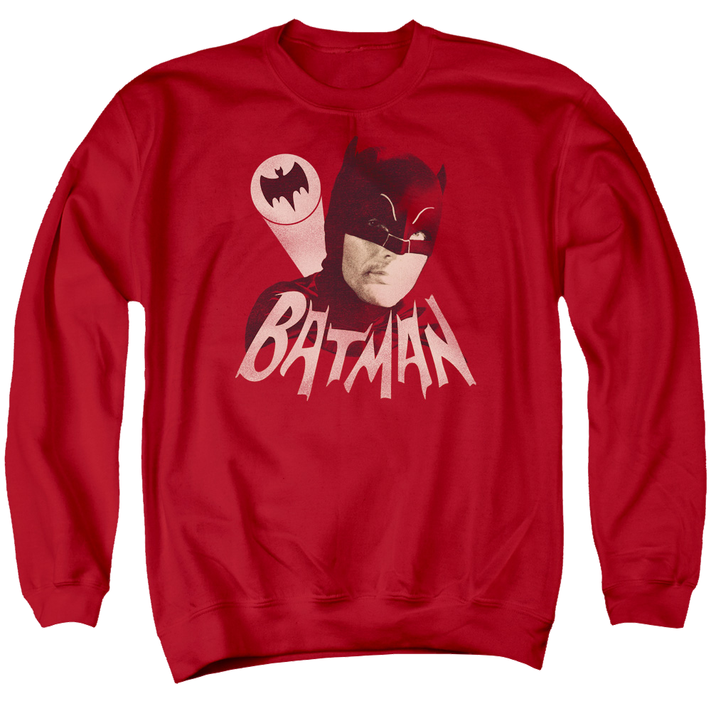 Batman - Classic TV Series Bat Signal - Men's Crewneck Sweatshirt Men's Crewneck Sweatshirt Batman   