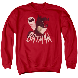 Batman - Classic TV Series Bat Signal - Men's Crewneck Sweatshirt Men's Crewneck Sweatshirt Batman   