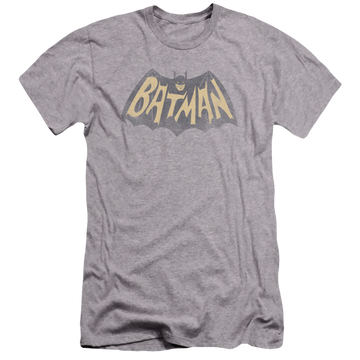 Batman - Classic TV Series Show Logo - Men's Premium Slim Fit T-Shirt Men's Premium Slim Fit T-Shirt Batman   