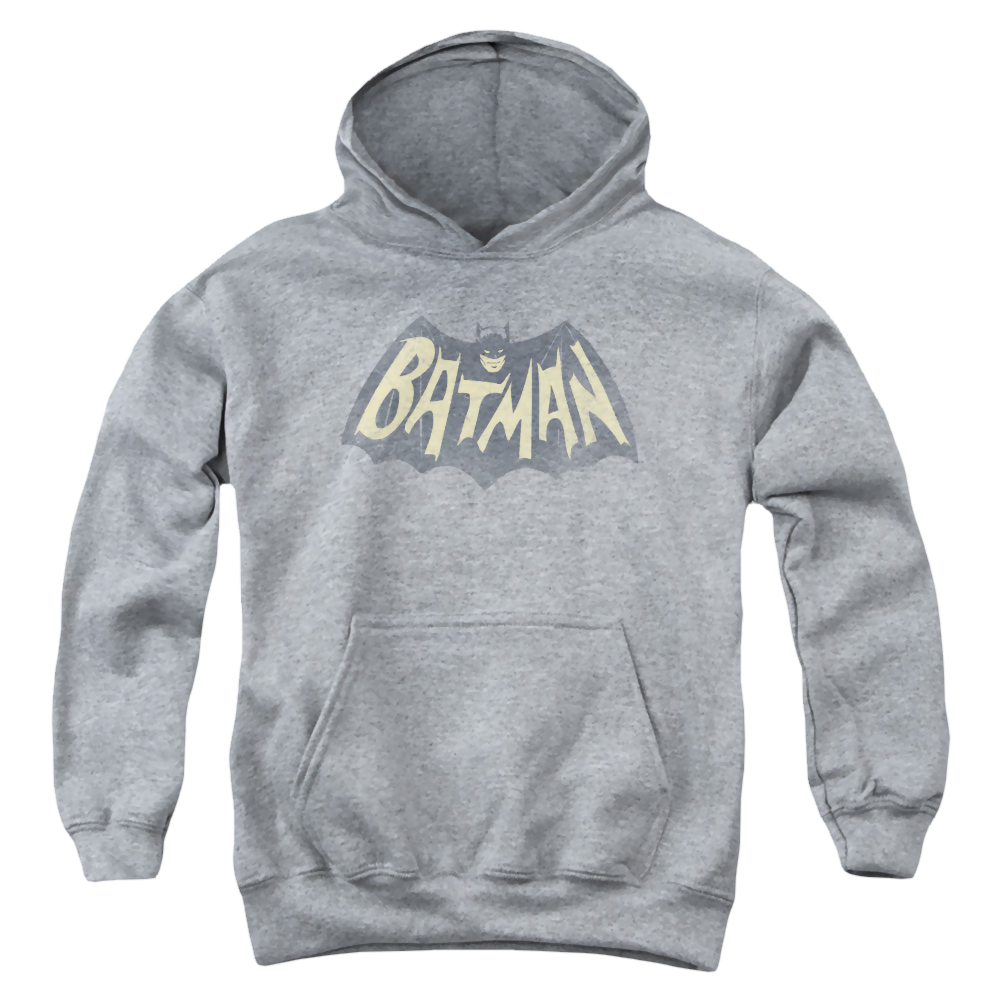 Batman Classic TV Series Show Logo - Youth Hoodie Youth Hoodie (Ages 8-12) Batman   