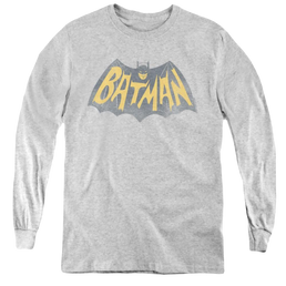 Batman Classic Tv Series Show Logo - Youth Long Sleeve T-Shirt Youth Long Sleeve T-Shirt Batman   