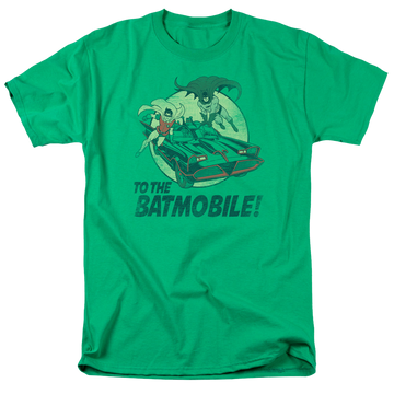Batman - Classic TV Series To The Batmobile - Men's Regular Fit T-Shirt Men's Regular Fit T-Shirt Batman   