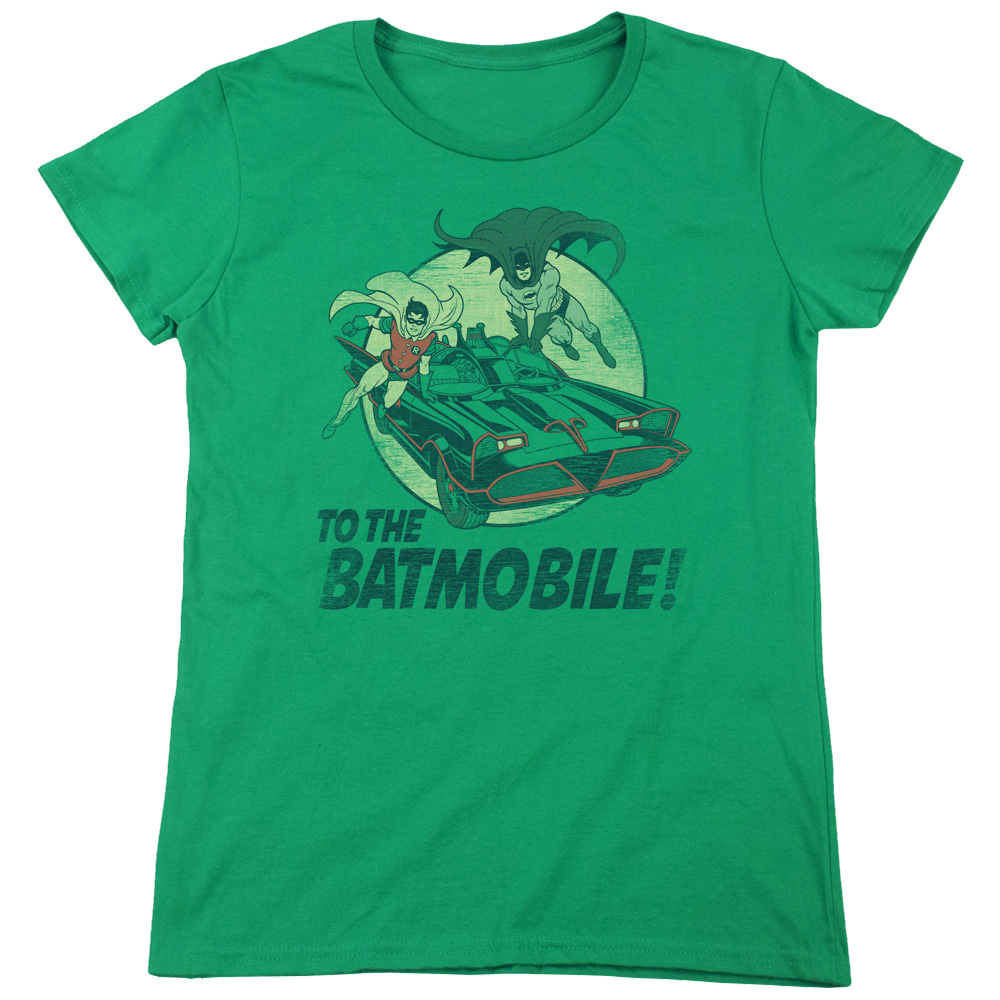 Batman - Classic TV Series To The Batmobile - Women's T-Shirt Women's T-Shirt Batman   