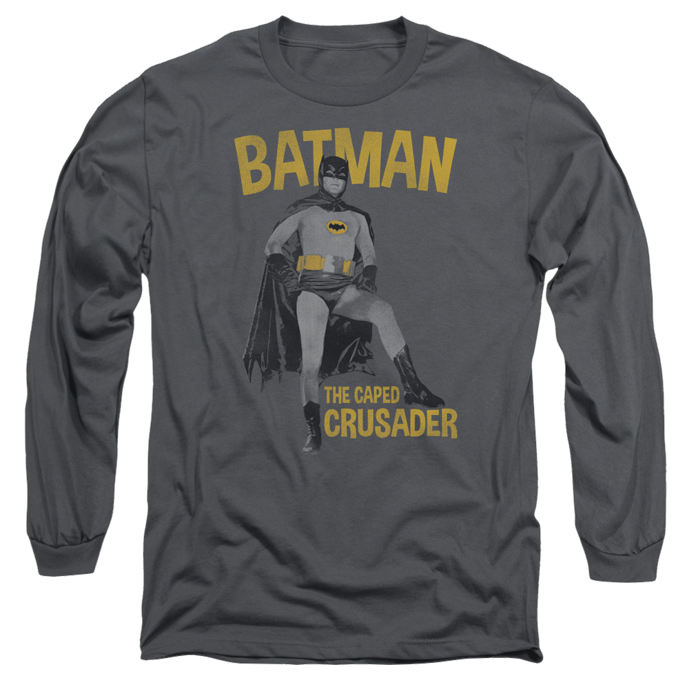 Batman - Classic TV Series Caped Crusader - Men's Long Sleeve T-Shirt Men's Long Sleeve T-Shirt Batman   