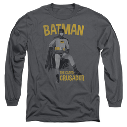 Batman - Classic TV Series Caped Crusader - Men's Long Sleeve T-Shirt Men's Long Sleeve T-Shirt Batman   