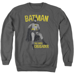 Batman - Classic TV Series Caped Crusader - Men's Crewneck Sweatshirt Men's Crewneck Sweatshirt Batman   
