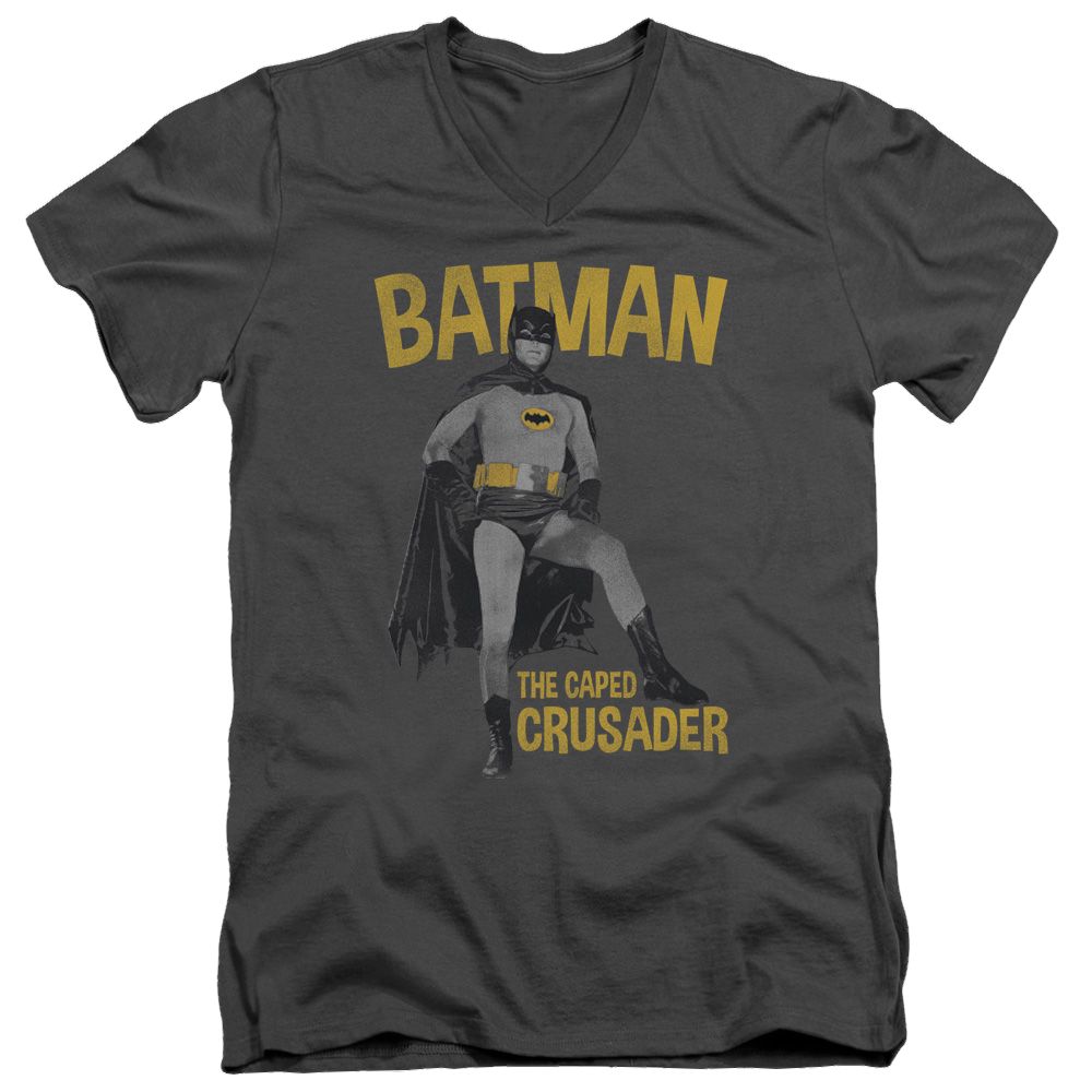 Batman - Classic TV Series Caped Crusader - Men's V-Neck T-Shirt Men's V-Neck T-Shirt Batman   