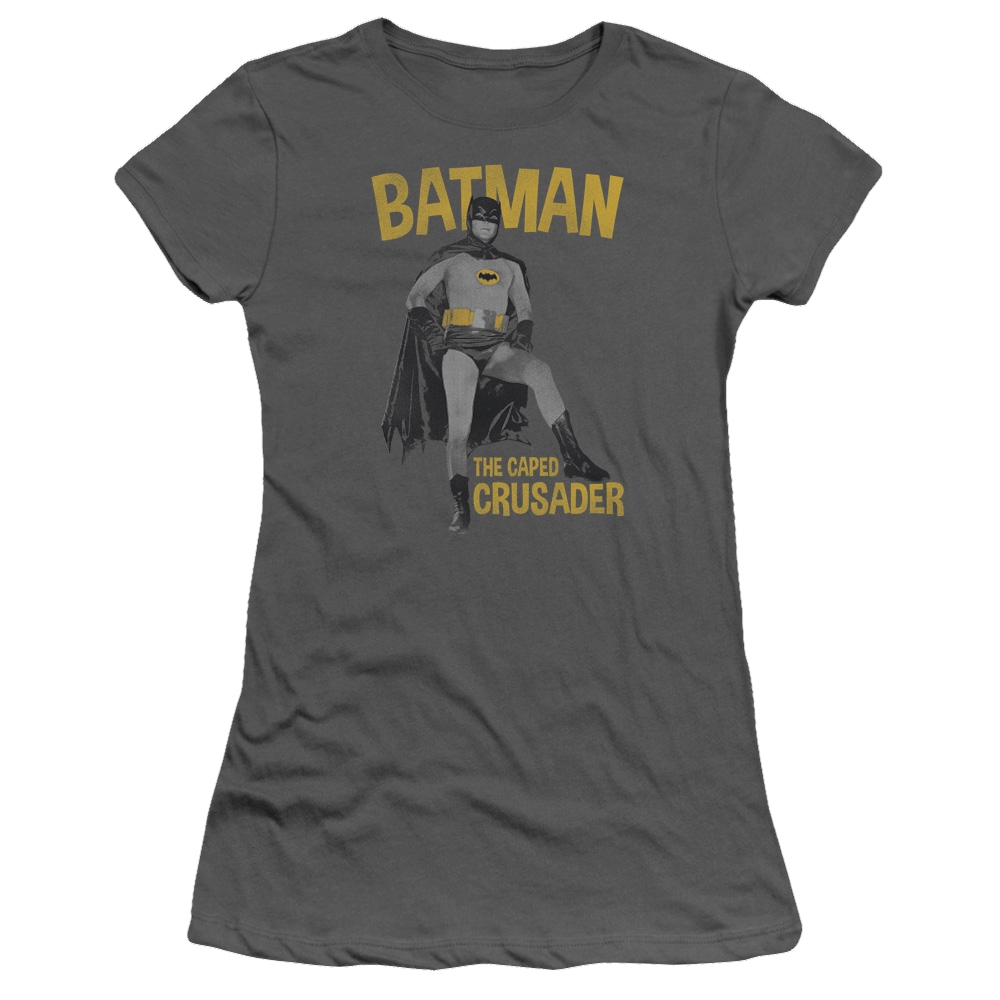Batman - Classic TV Series Caped Crusader - Juniors T-Shirt Juniors T-Shirt Batman   