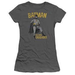Batman - Classic TV Series Caped Crusader - Juniors T-Shirt Juniors T-Shirt Batman   