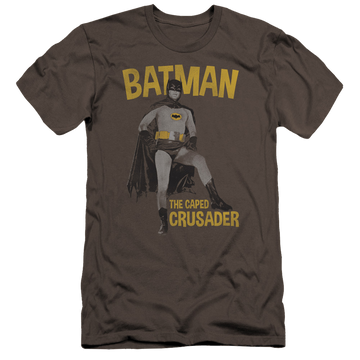 Batman - Classic TV Series Caped Crusader - Men's Premium Slim Fit T-Shirt Men's Premium Slim Fit T-Shirt Batman   