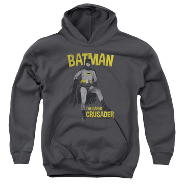 Batman Classic TV Series Caped Crusader - Youth Hoodie Youth Hoodie (Ages 8-12) Batman   