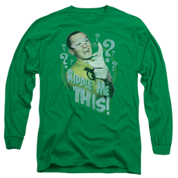 Batman - Classic TV Series Riddle Me This - Men's Long Sleeve T-Shirt Men's Long Sleeve T-Shirt Batman   