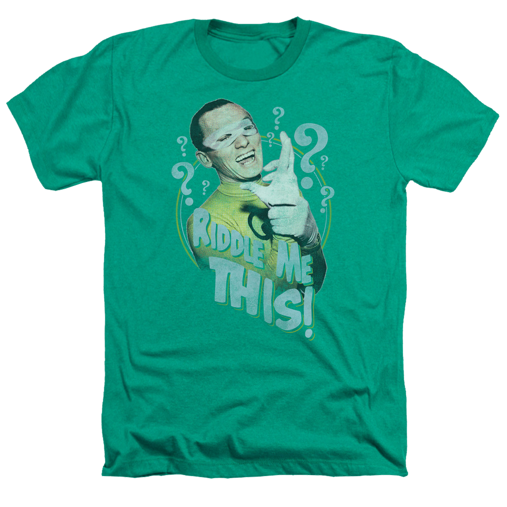 Batman - Classic TV Series Riddle Me This - Men's Heather T-Shirt Men's Heather T-Shirt Batman   