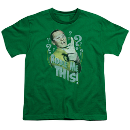 Batman Classic TV Series Riddle Me This - Youth T-Shirt Youth T-Shirt (Ages 8-12) Batman   