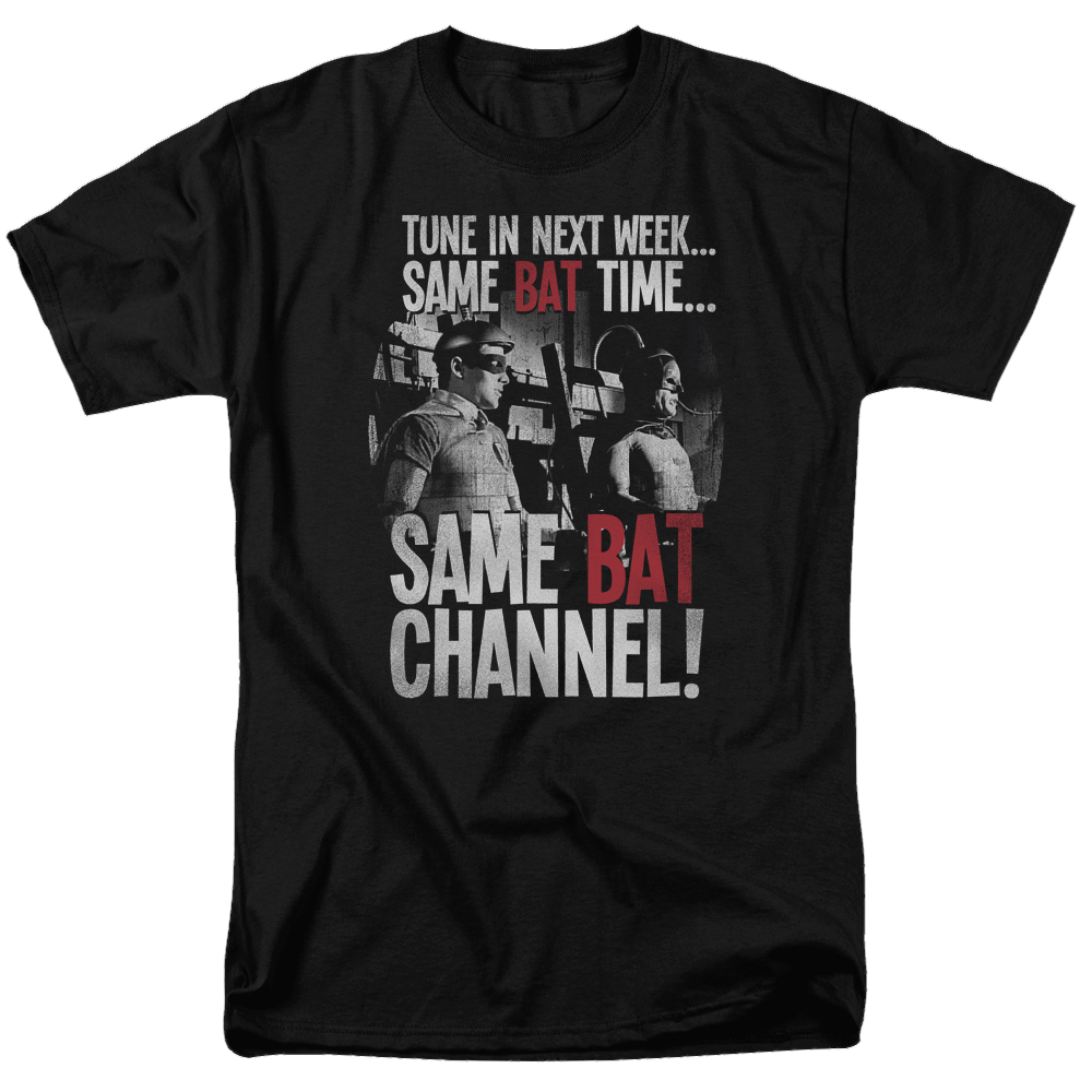 Batman - Classic TV Series Bat Channel - Men's Regular Fit T-Shirt Men's Regular Fit T-Shirt Batman   