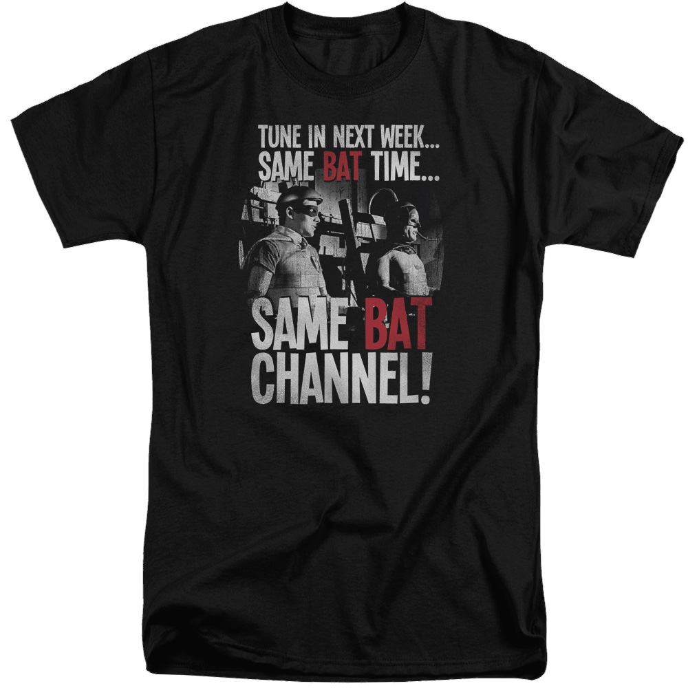 Batman - Classic TV Series Bat Channel - Men's Tall Fit T-Shirt Men's Tall Fit T-Shirt Batman   