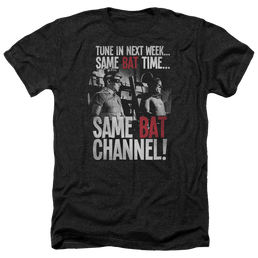 Batman - Classic TV Series Bat Channel - Men's Heather T-Shirt Men's Heather T-Shirt Batman   
