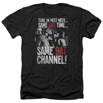 Batman - Classic TV Series Bat Channel - Men's Heather T-Shirt Men's Heather T-Shirt Batman   