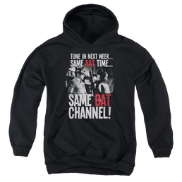 Batman Classic TV Series Bat Channel - Youth Hoodie Youth Hoodie (Ages 8-12) Batman   