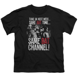 Batman Classic TV Series Bat Channel - Youth T-Shirt Youth T-Shirt (Ages 8-12) Batman   