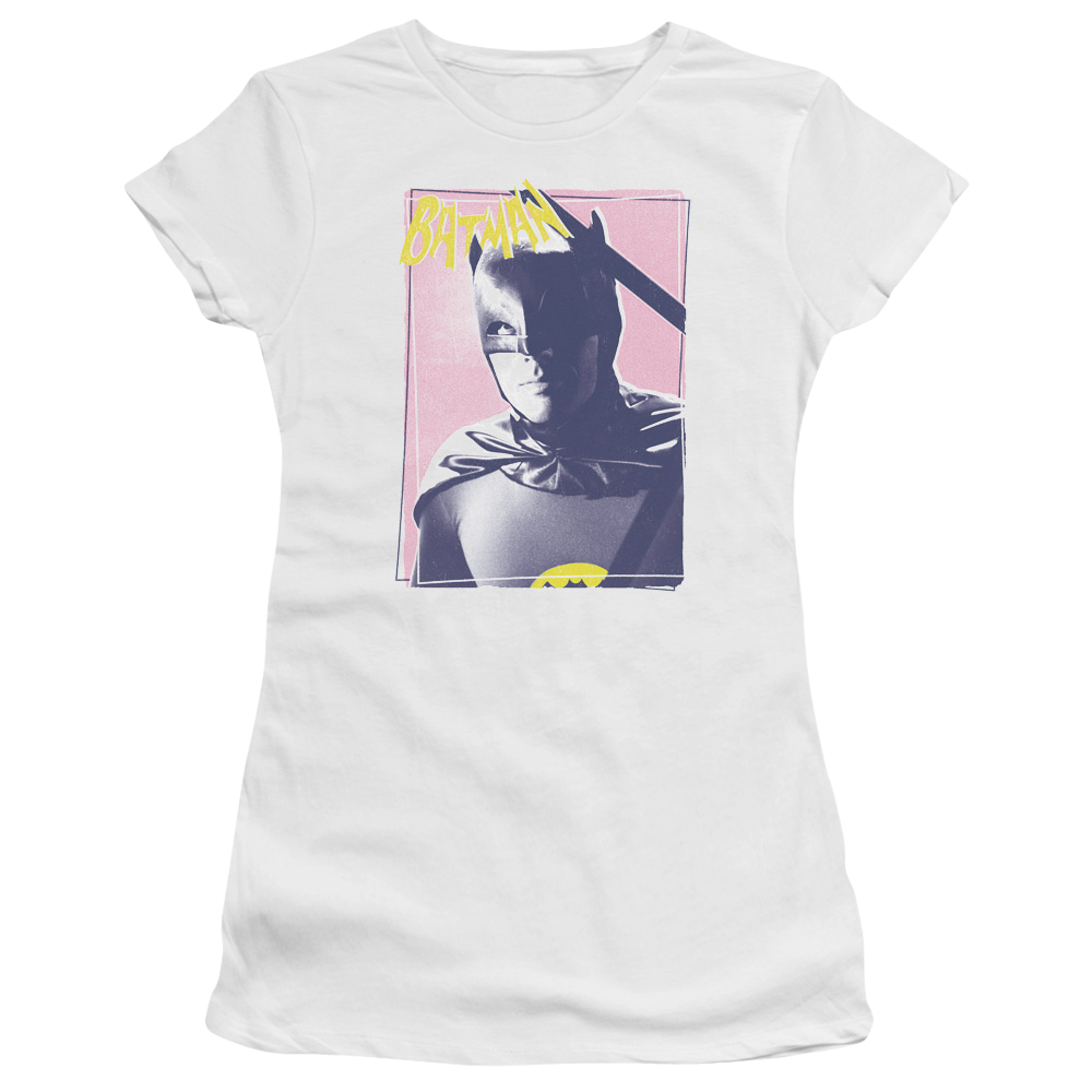 Batman - Classic TV Series Wayne 80s - Juniors T-Shirt Juniors T-Shirt Batman   