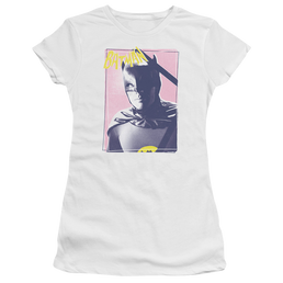 Batman - Classic TV Series Wayne 80s - Juniors T-Shirt Juniors T-Shirt Batman   
