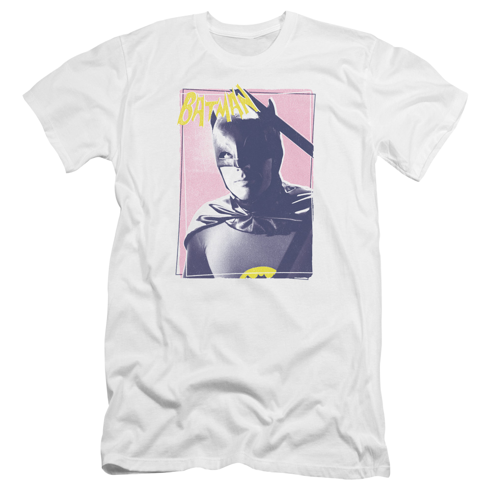 Batman - Classic TV Series Wayne 80s - Men's Premium Slim Fit T-Shirt Men's Premium Slim Fit T-Shirt Batman   
