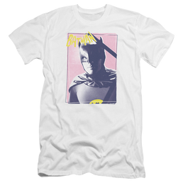 Batman - Classic TV Series Wayne 80s - Men's Premium Slim Fit T-Shirt Men's Premium Slim Fit T-Shirt Batman   