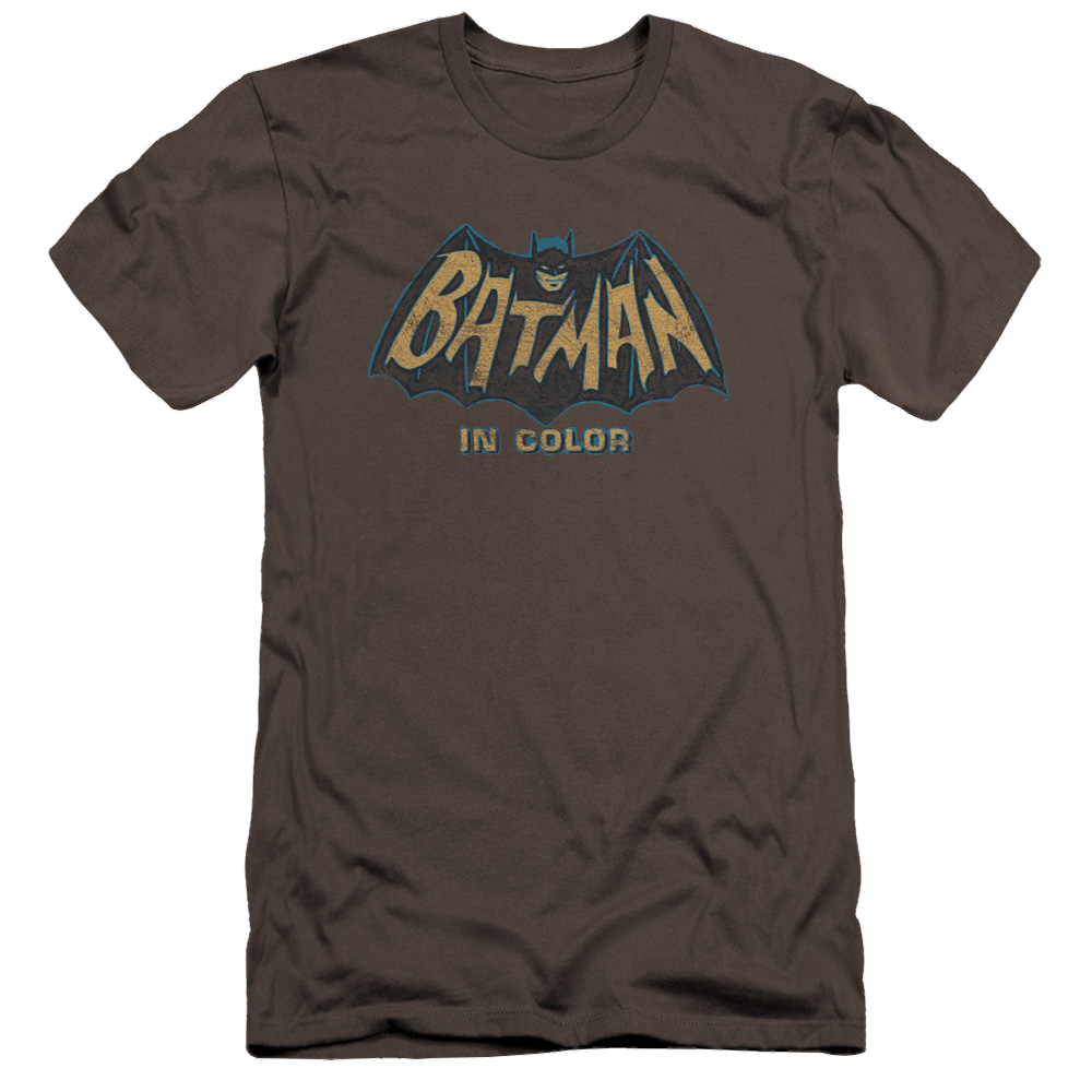 Batman - Classic TV Series In Color - Men's Premium Slim Fit T-Shirt Men's Premium Slim Fit T-Shirt Batman   