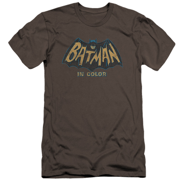 Batman - Classic TV Series In Color - Men's Premium Slim Fit T-Shirt Men's Premium Slim Fit T-Shirt Batman   