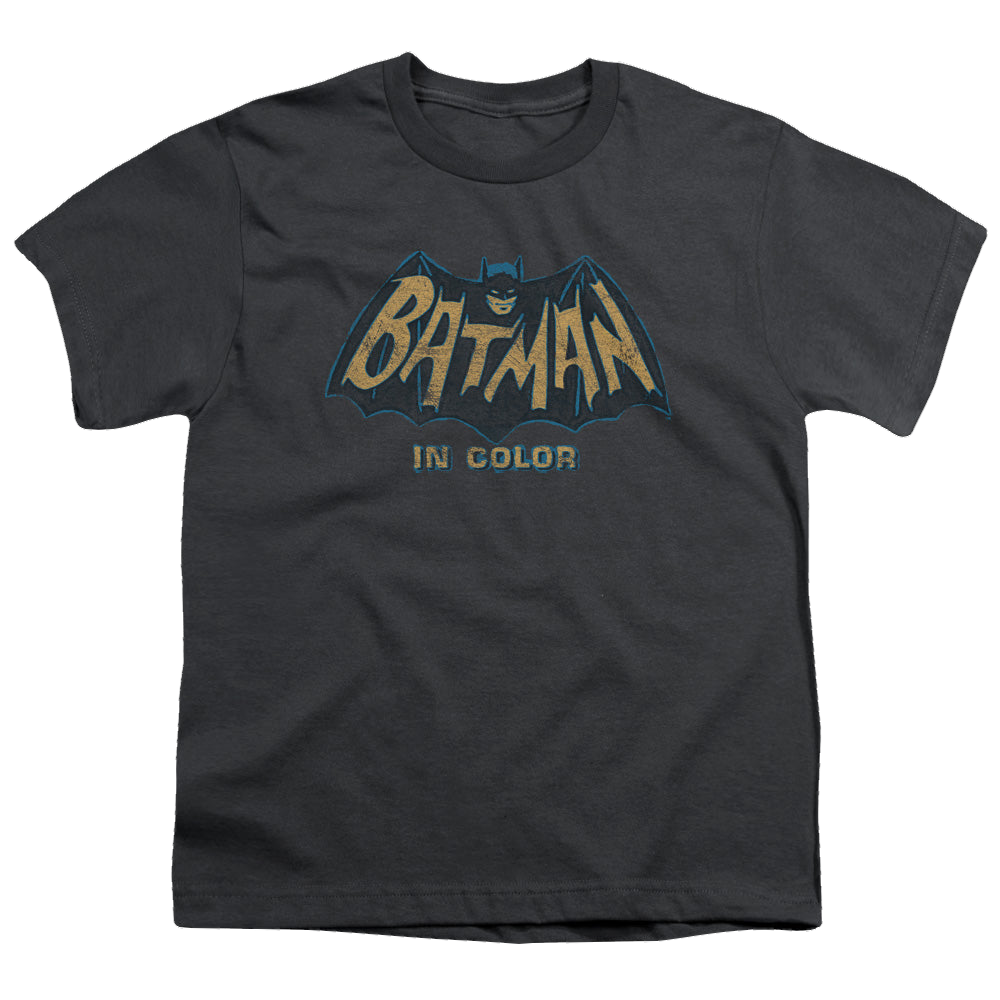 Batman Classic TV Series In Color - Youth T-Shirt Youth T-Shirt (Ages 8-12) Batman   